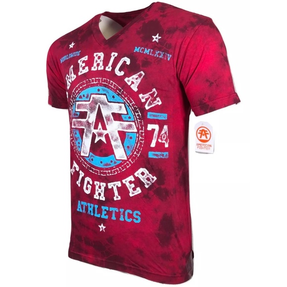 AMERICAN FIGHTER Mens T-Shirt DAVENPANIT Athletic - Picture 7 of 8